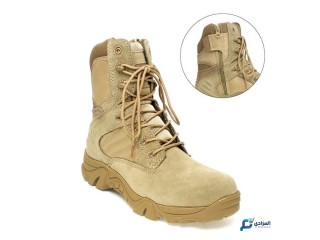 حذاء الأعمال الشاقة مصنوع من مواد متينة لتوفير أمن وحماية تامة