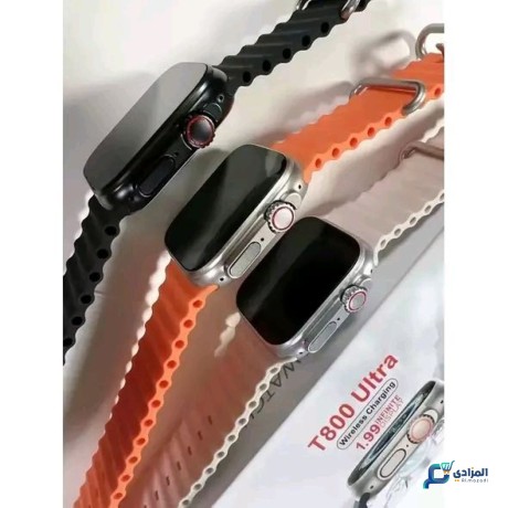 alsaaa-althky-alaasry-jdyd-bkhasy-mkaom-alma-khdra-t800-ultra-vert-smart-watch-waterproof-big-0