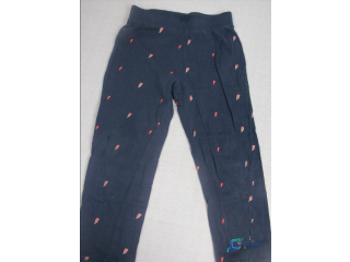 Pantalon bleu nuit imprimè : Monoprix KiDs occasion