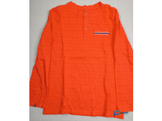 T-shirt à manche longue orange