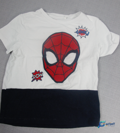 t-shirt-demi-manche-spiderman-big-0