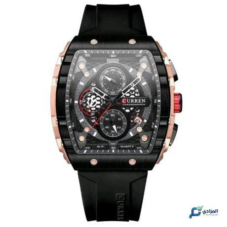 saaa-rjaly-asly-bsoar-sylykon-mkaom-llma-kronoghraf-8442-montre-original-bracelet-en-silicone-pour-hommes-chronographe-etanche-8442-noire-big-0