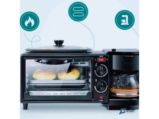 صانع الافطار متعدد الوظائف فرن وشواية وماكينةقهوة Multifunctional Breakfast Maker Sf-4004
