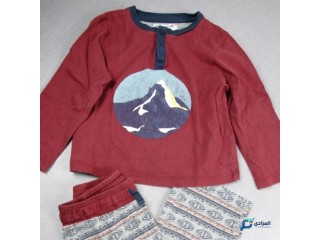Pyjama grenat enfant garçon