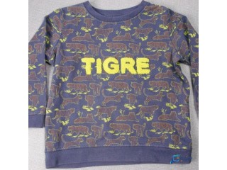 Pull manche longue hiver  Tigre
