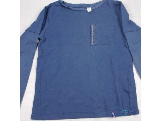 T_shirt manche longue bleu